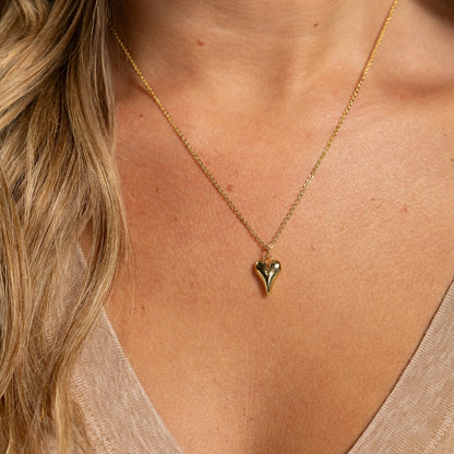 Small Bubble Heart Necklace