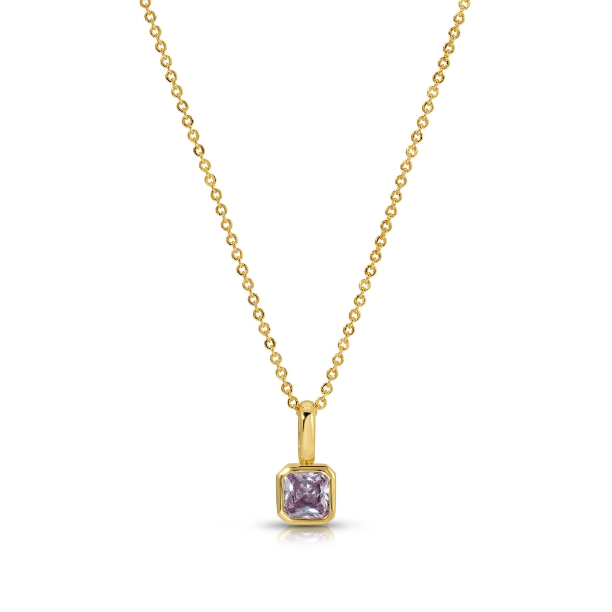 Birthstone Solitaire Necklace
