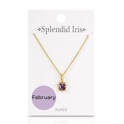 Set/24 Birthstone Solitaire Necklaces