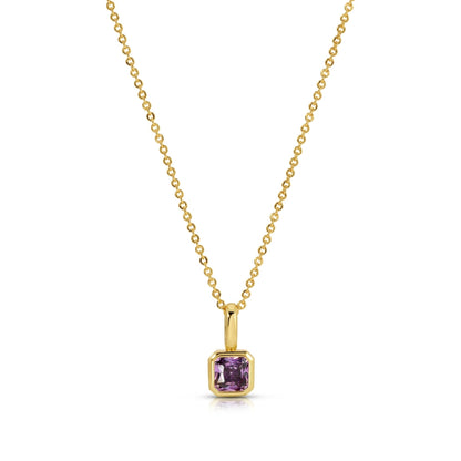 Birthstone Solitaire Necklace