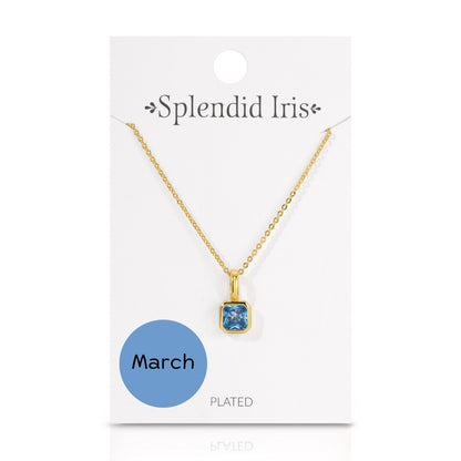 Set/24 Birthstone Solitaire Necklaces