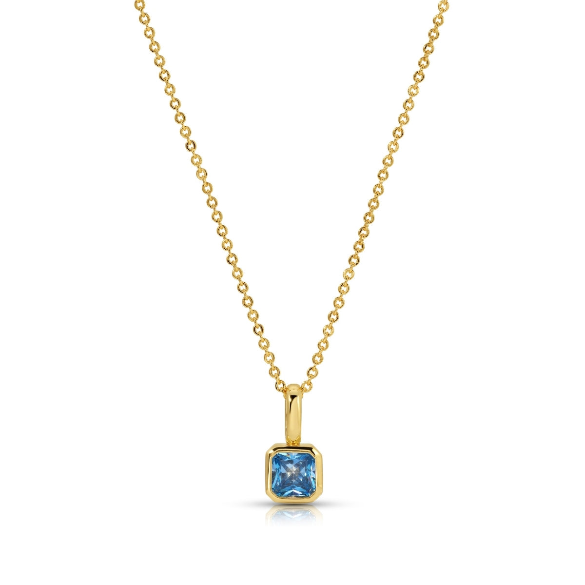 Birthstone Solitaire Necklace