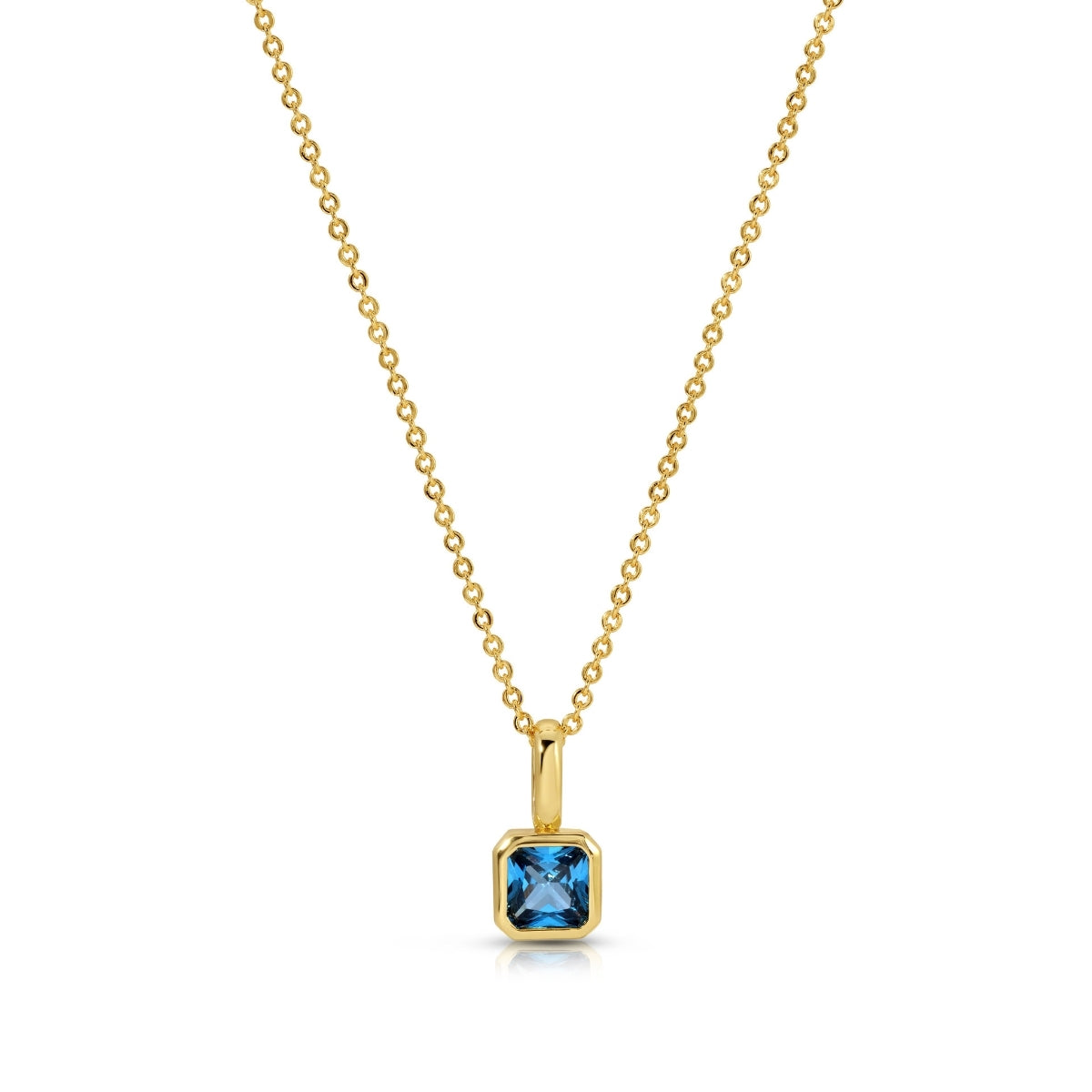Birthstone Solitaire Necklace
