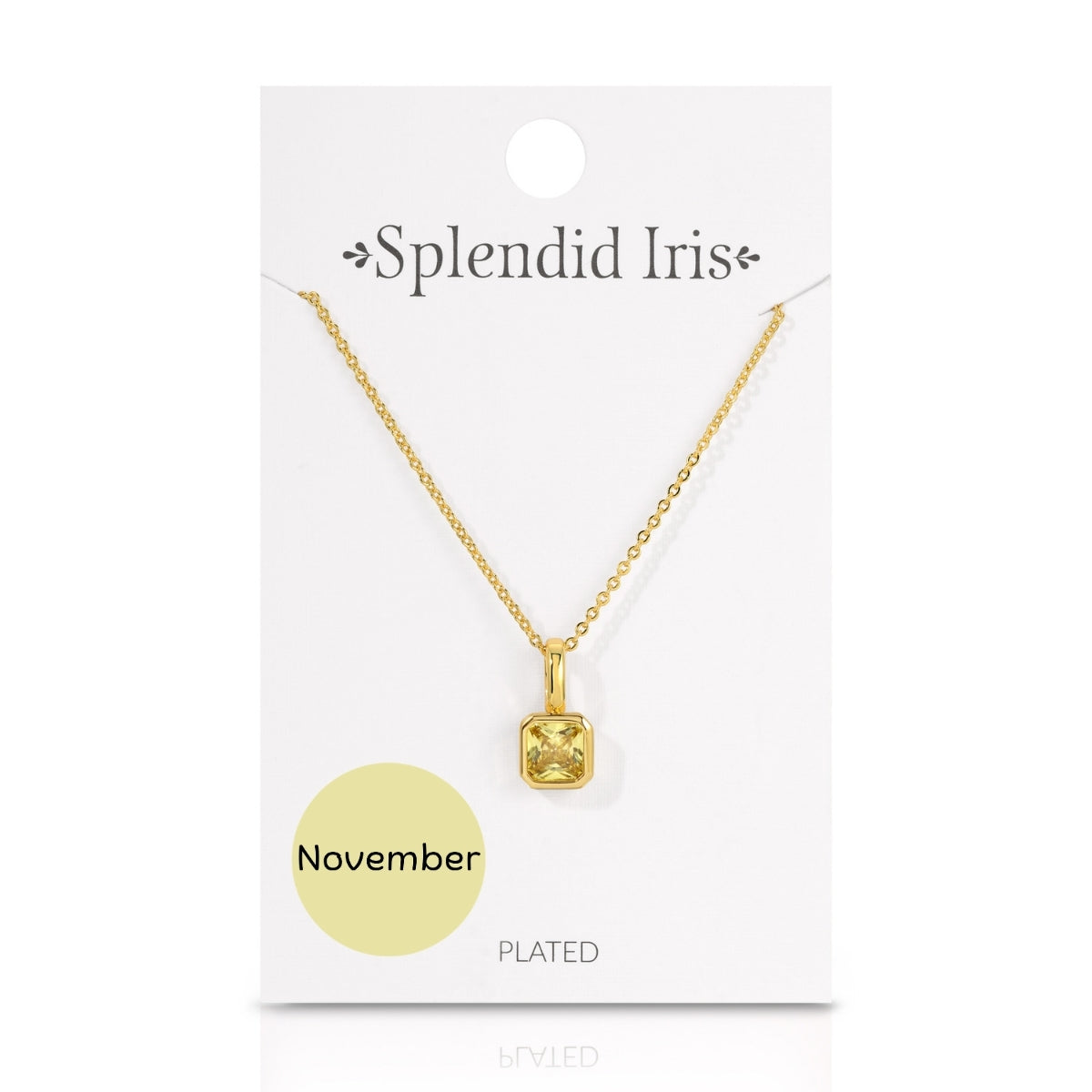 Set/24 Birthstone Solitaire Necklaces