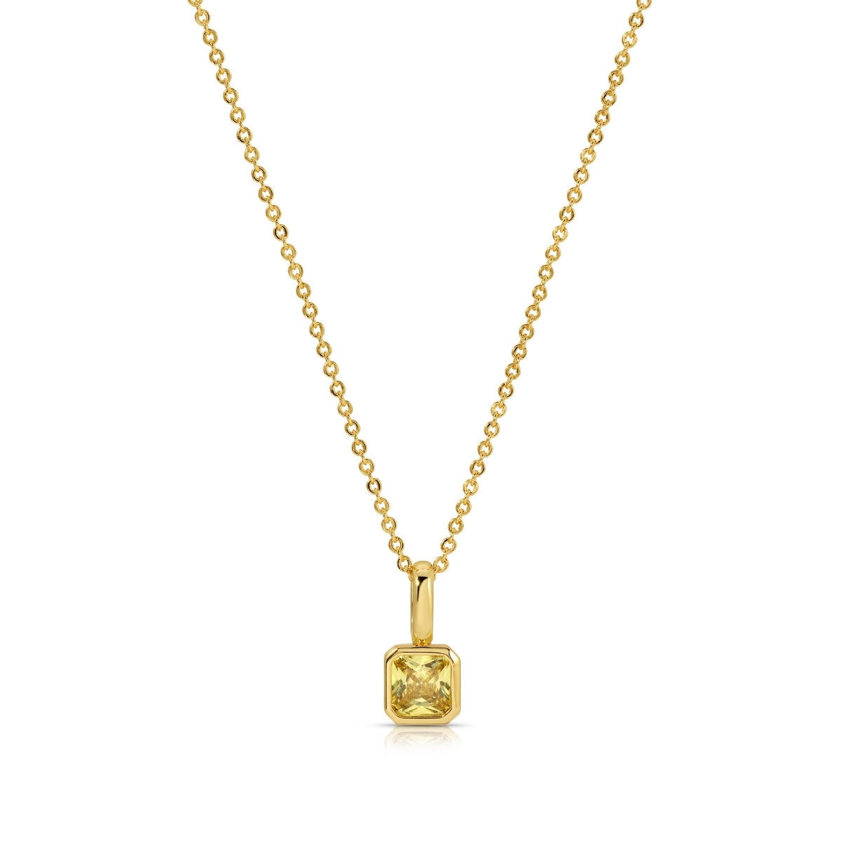 Birthstone Solitaire Necklace