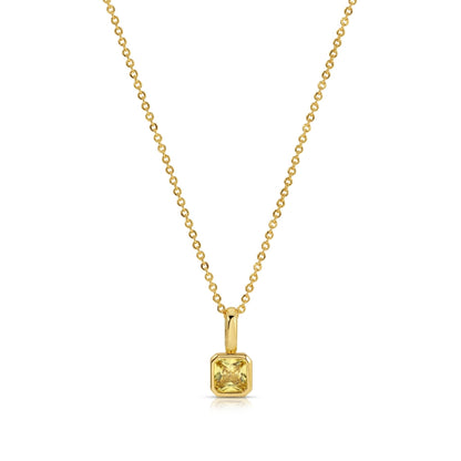 Birthstone Solitaire Necklace