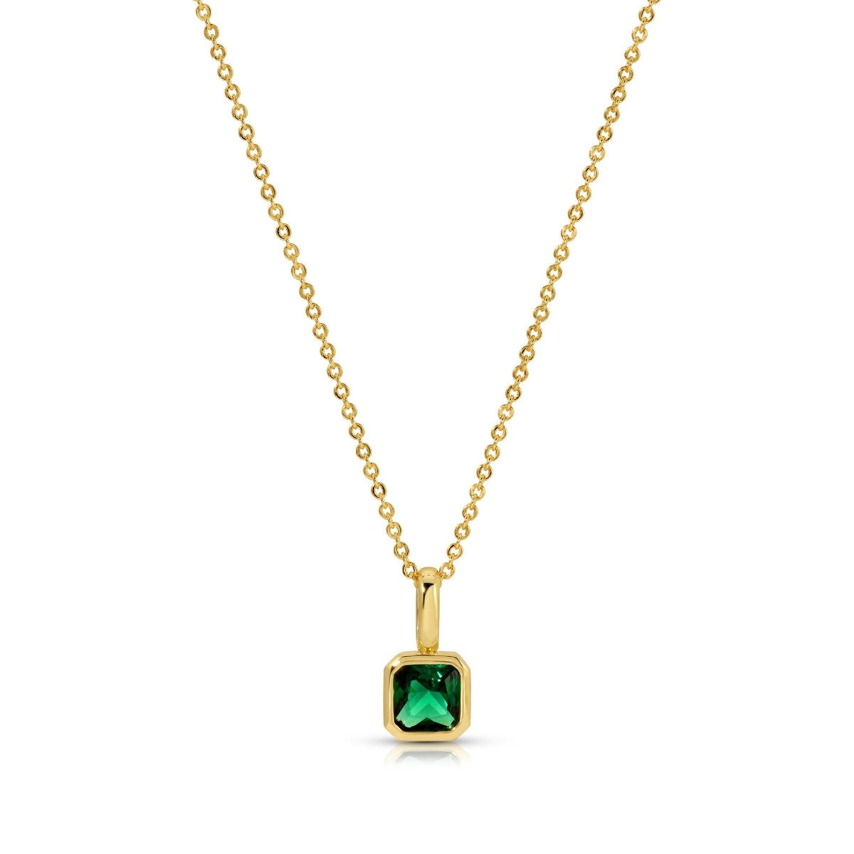 Birthstone Solitaire Necklace