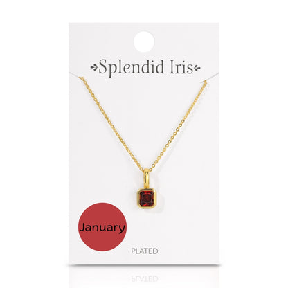 Set/24 Birthstone Solitaire Necklaces
