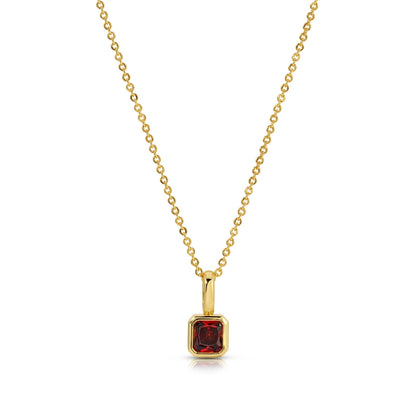Birthstone Solitaire Necklace