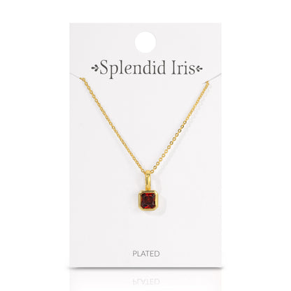 Birthstone Solitaire Necklace