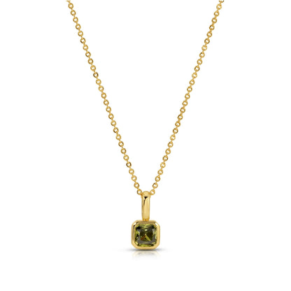 Birthstone Solitaire Necklace