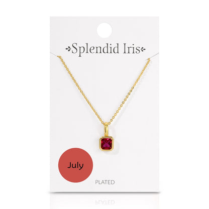 Set/24 Birthstone Solitaire Necklaces