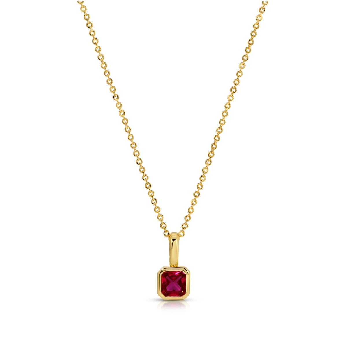 Birthstone Solitaire Necklace