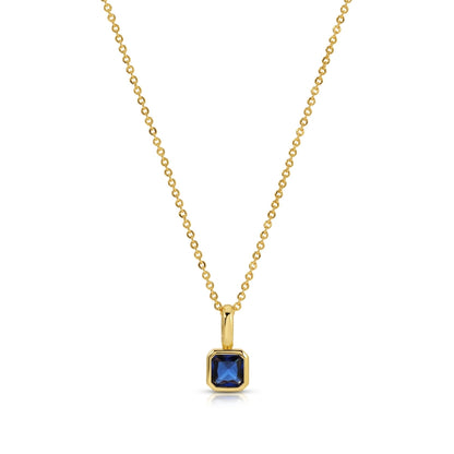 Birthstone Solitaire Necklace
