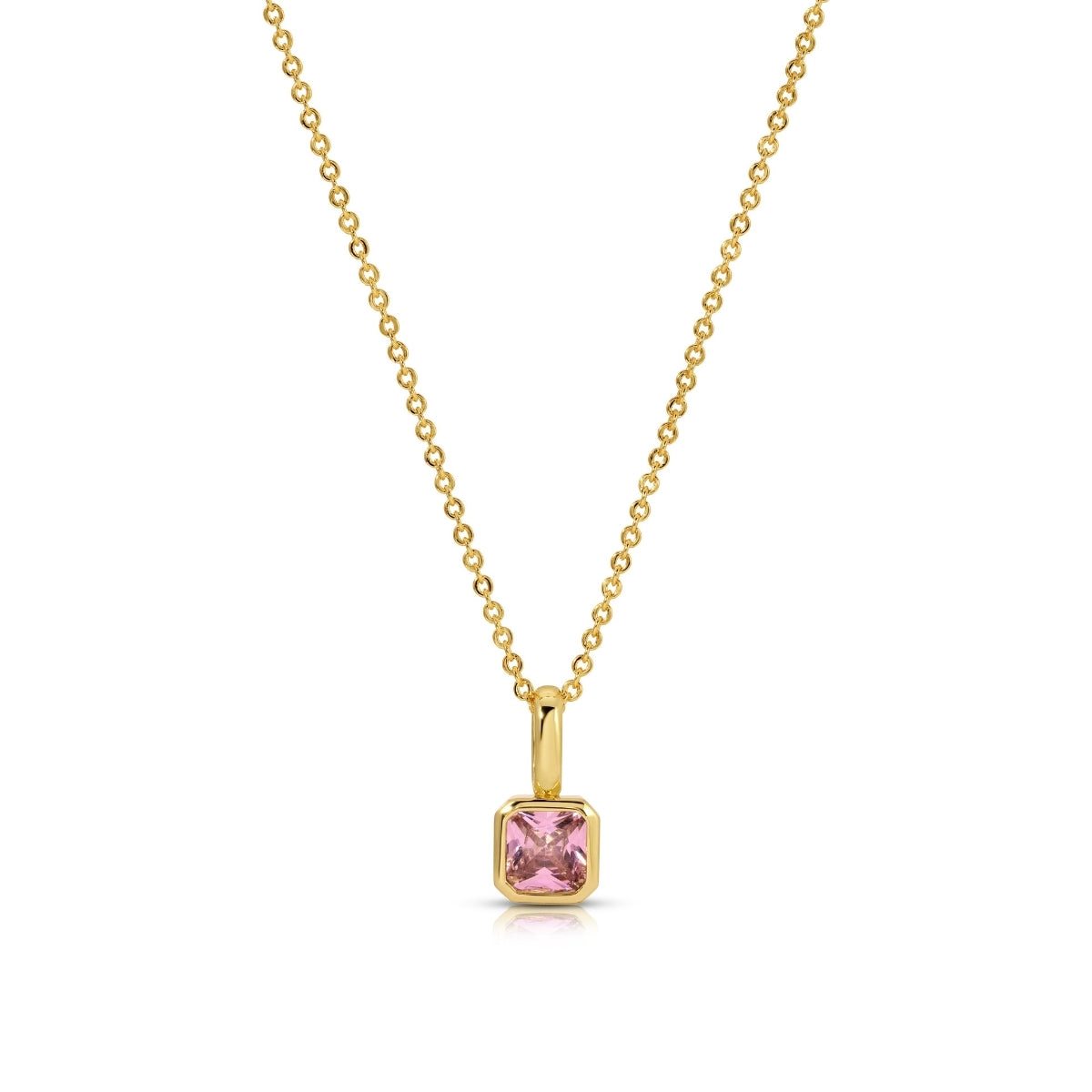 Birthstone Solitaire Necklace