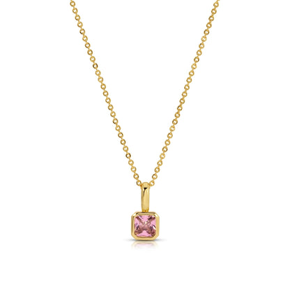 Birthstone Solitaire Necklace