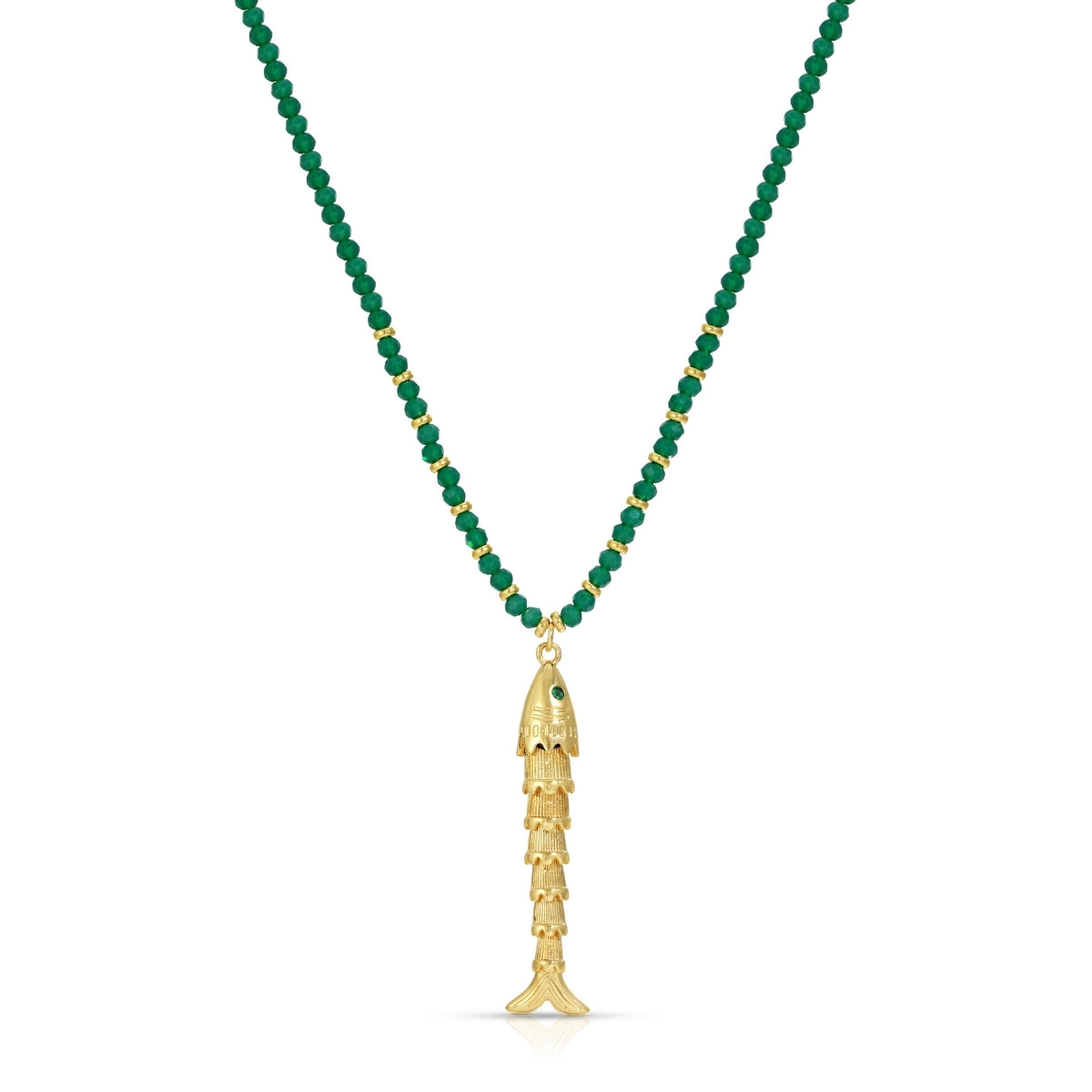 Rising Tide Fish Pendant Necklace