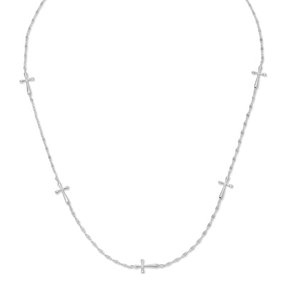 Minimalist Cross Collar Necklace