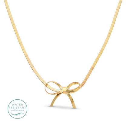 Put a Bow On It! Delicate Bow Necklace