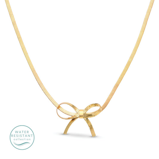 Put a Bow On It! Delicate Bow Necklace