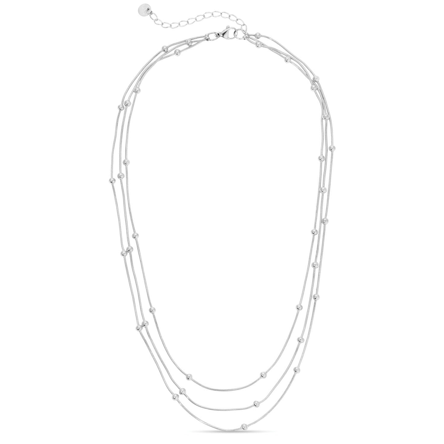 Simplicity Layered Up, Triple Layer Neklace