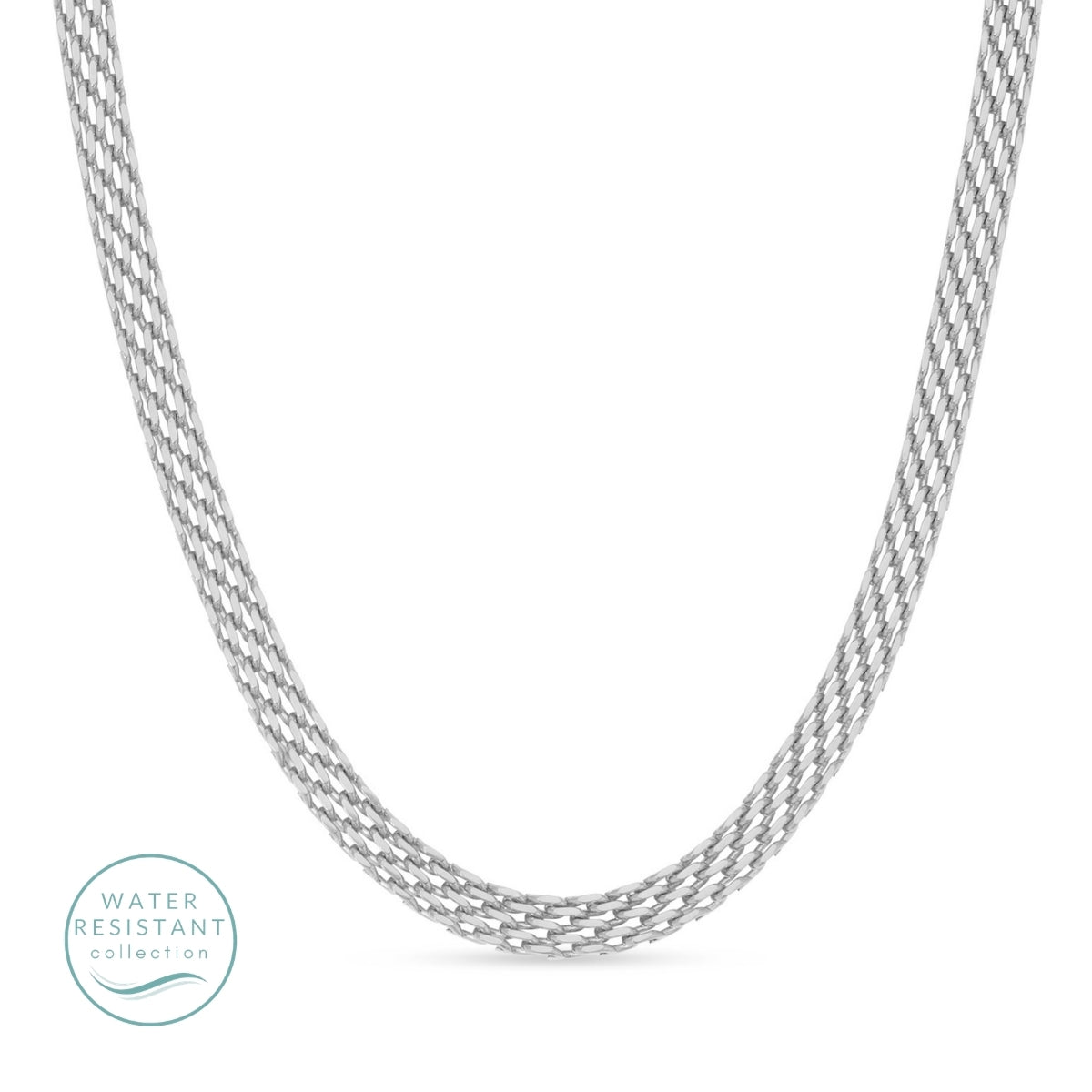 Wide Collar Necklace, Water-Resistant