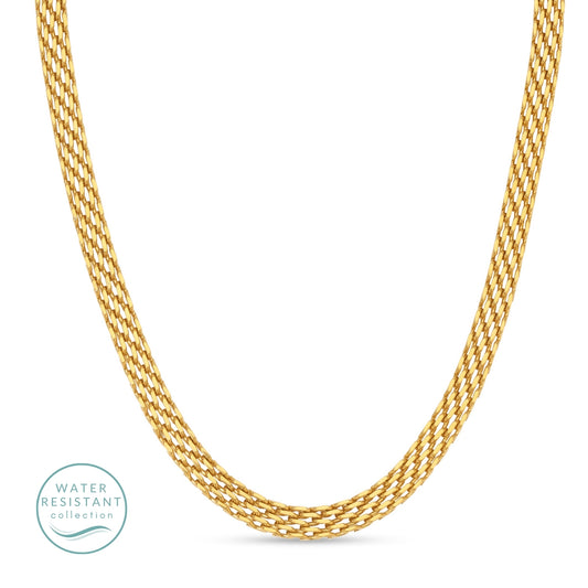 Wide Collar Necklace, Water Resistant