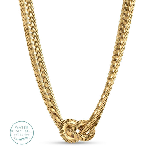 Flex Snake Chain with Knot, Water Resistant
