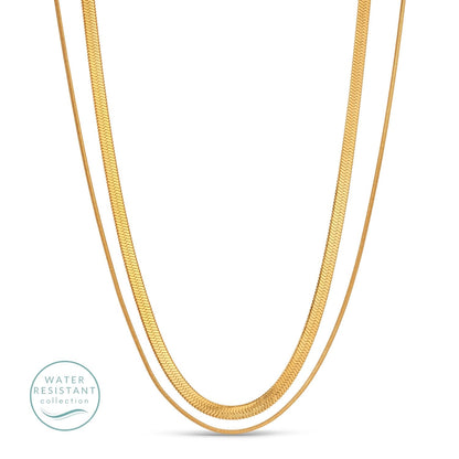 Double Layer Water Resistant Necklace