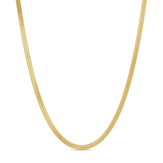 Herringbone chain necklace