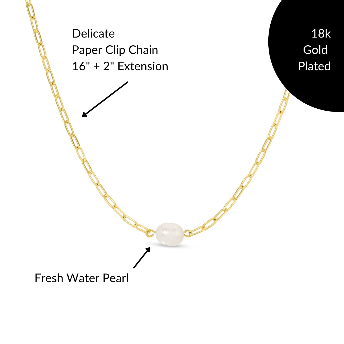 Pearl Accented Necklace