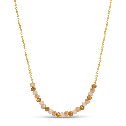 Delicate Crystal Accented Necklace