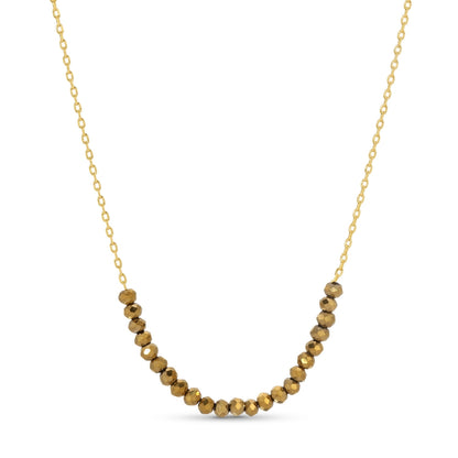 Delicate Crystal Accented Necklace