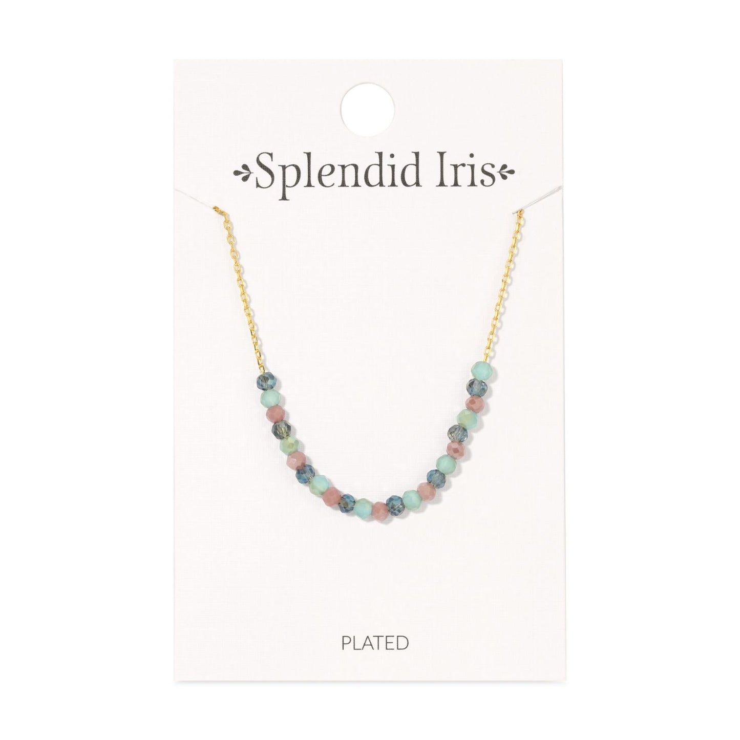 Delicate Crystal Accented Necklace