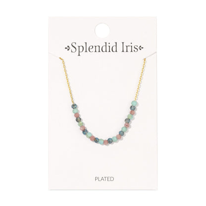 Delicate Crystal Accented Necklace