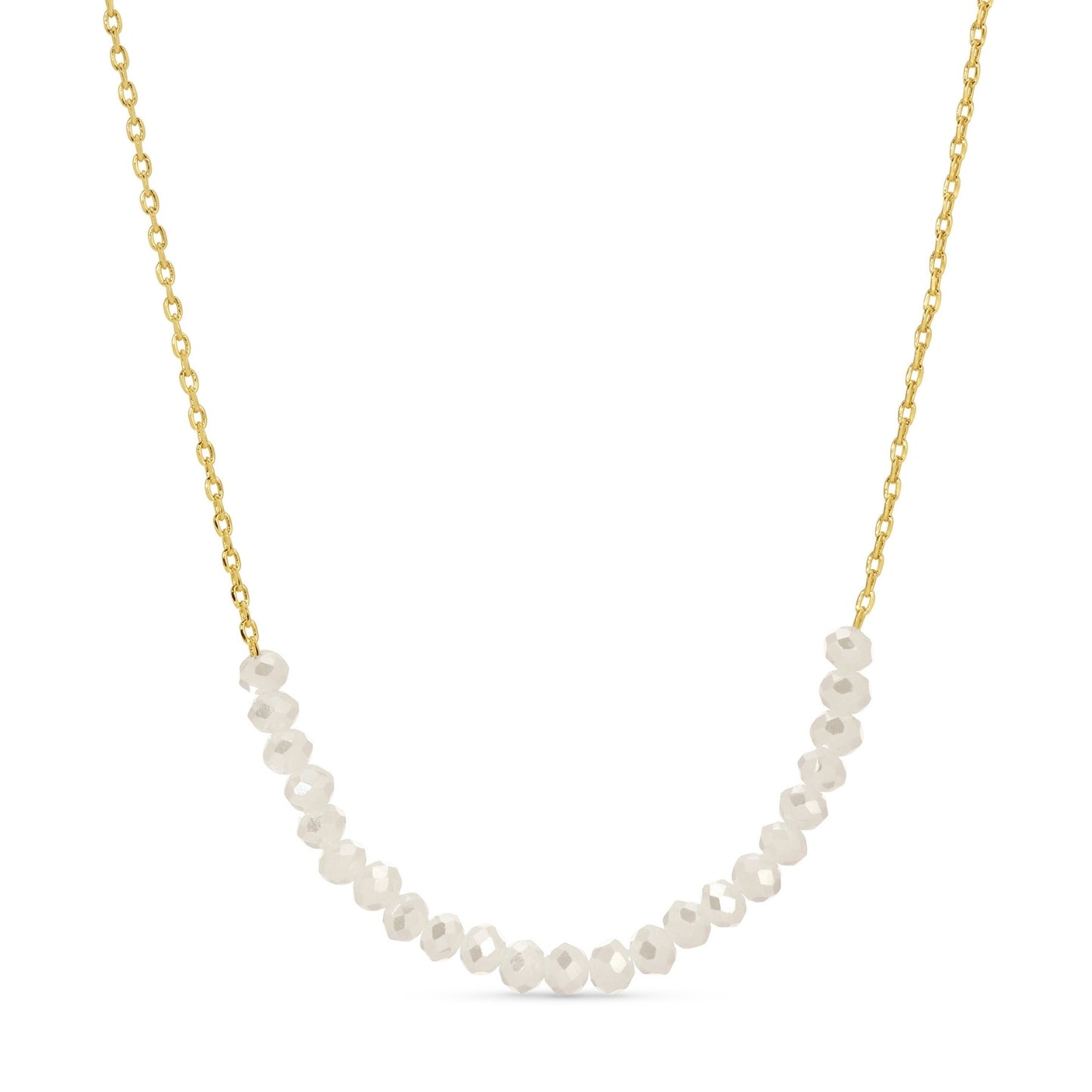 Delicate Crystal Accented Necklace