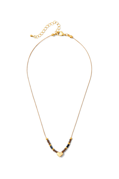 Set/8 Beaded Heart Necklaces