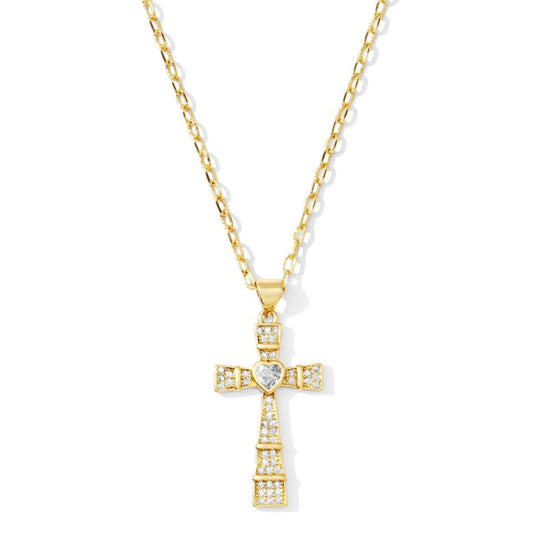 Lovely Cross Pendant Necklace