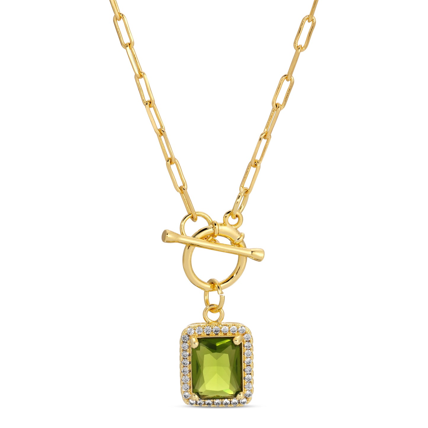 Elegant Pendant Toggle Necklace