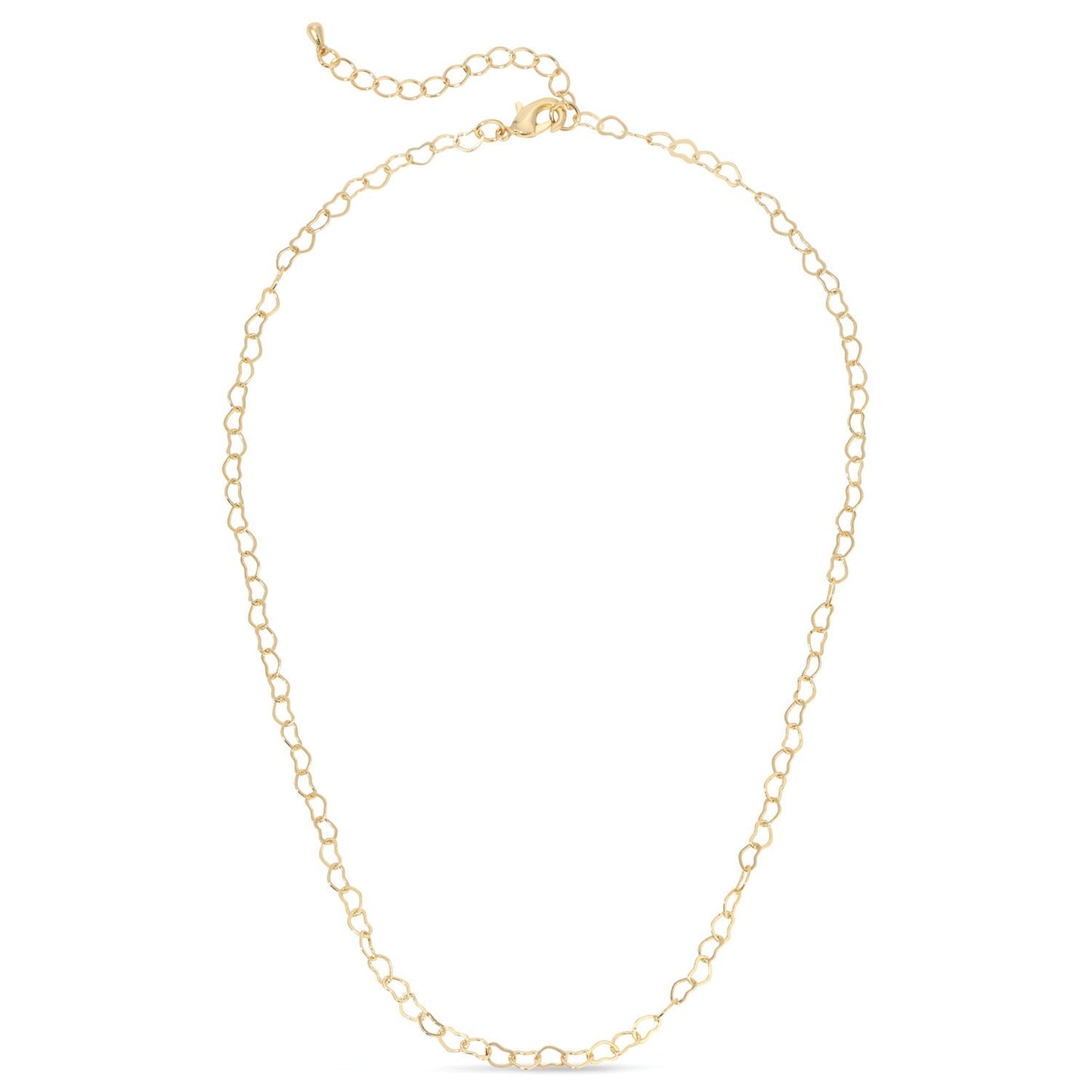 Love Unconditionally, Heart Chain Necklace