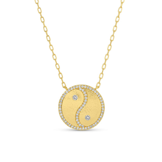 Perfectly Balanced, Yin-Yang Pendant Necklace