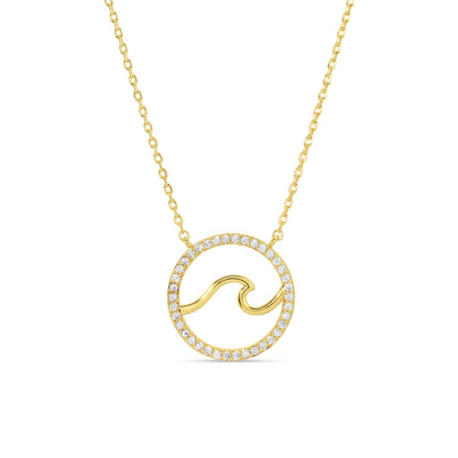 Ride the Wave Pendant Necklace