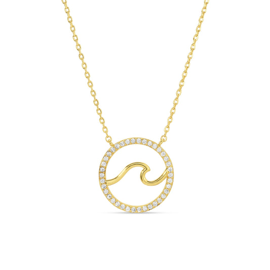 Ride the Wave Pendant Necklace