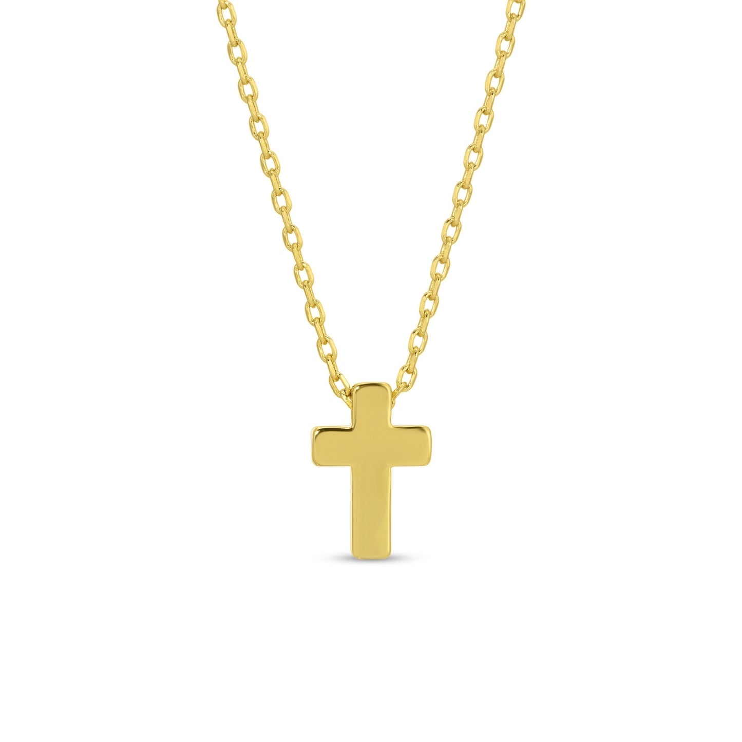Small Simple Cross Necklace