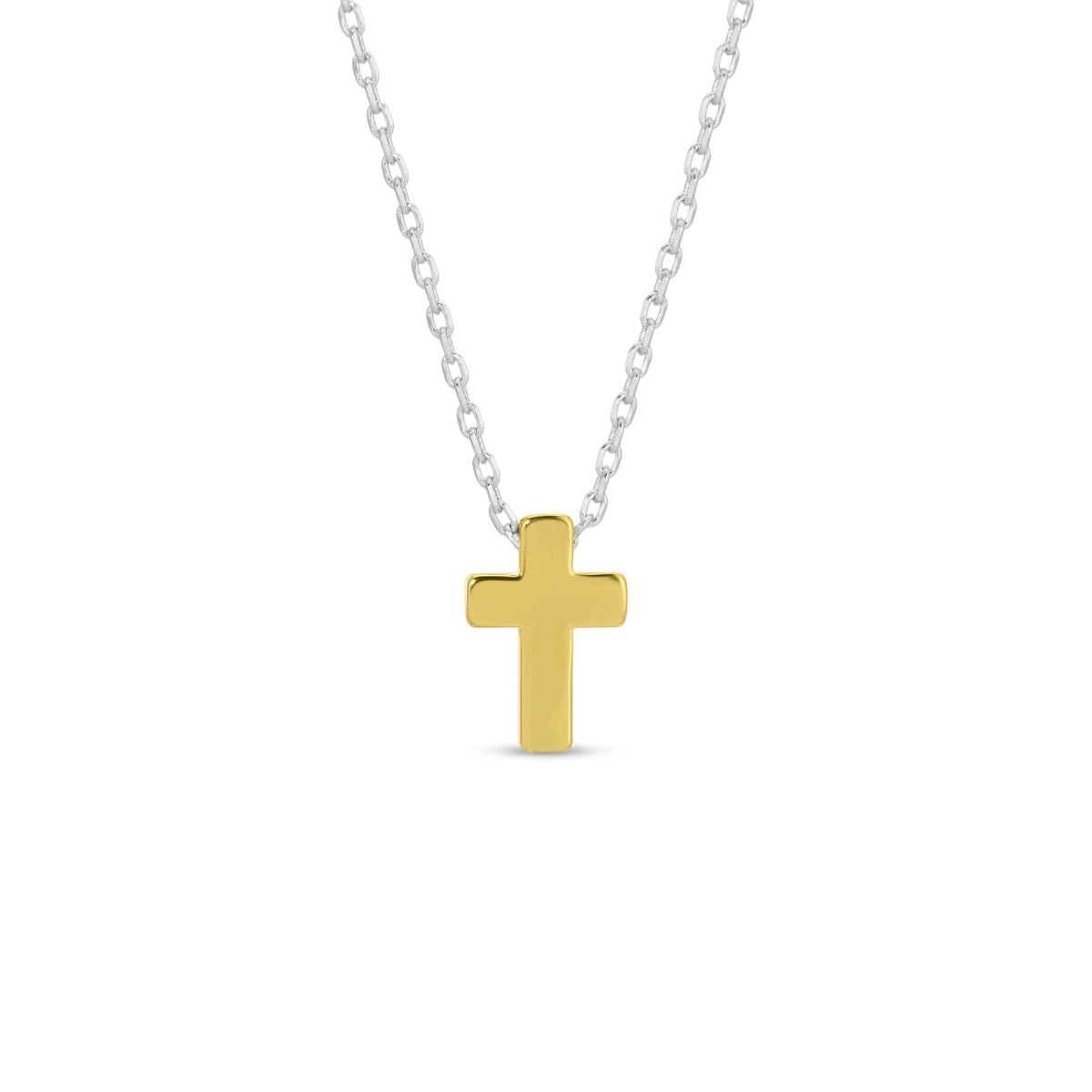 Small Simple Cross Necklace