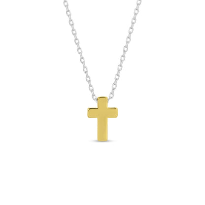 Small Simple Cross Necklace