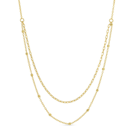 Delicate Double Appeal Necklace