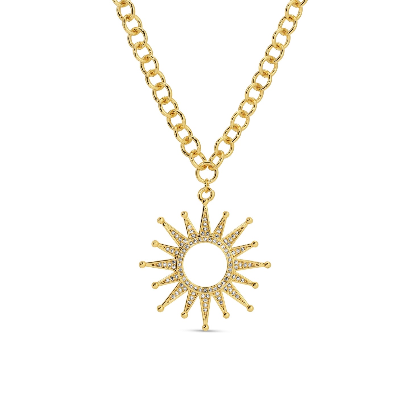 Be the Light, Sun Statement Necklace