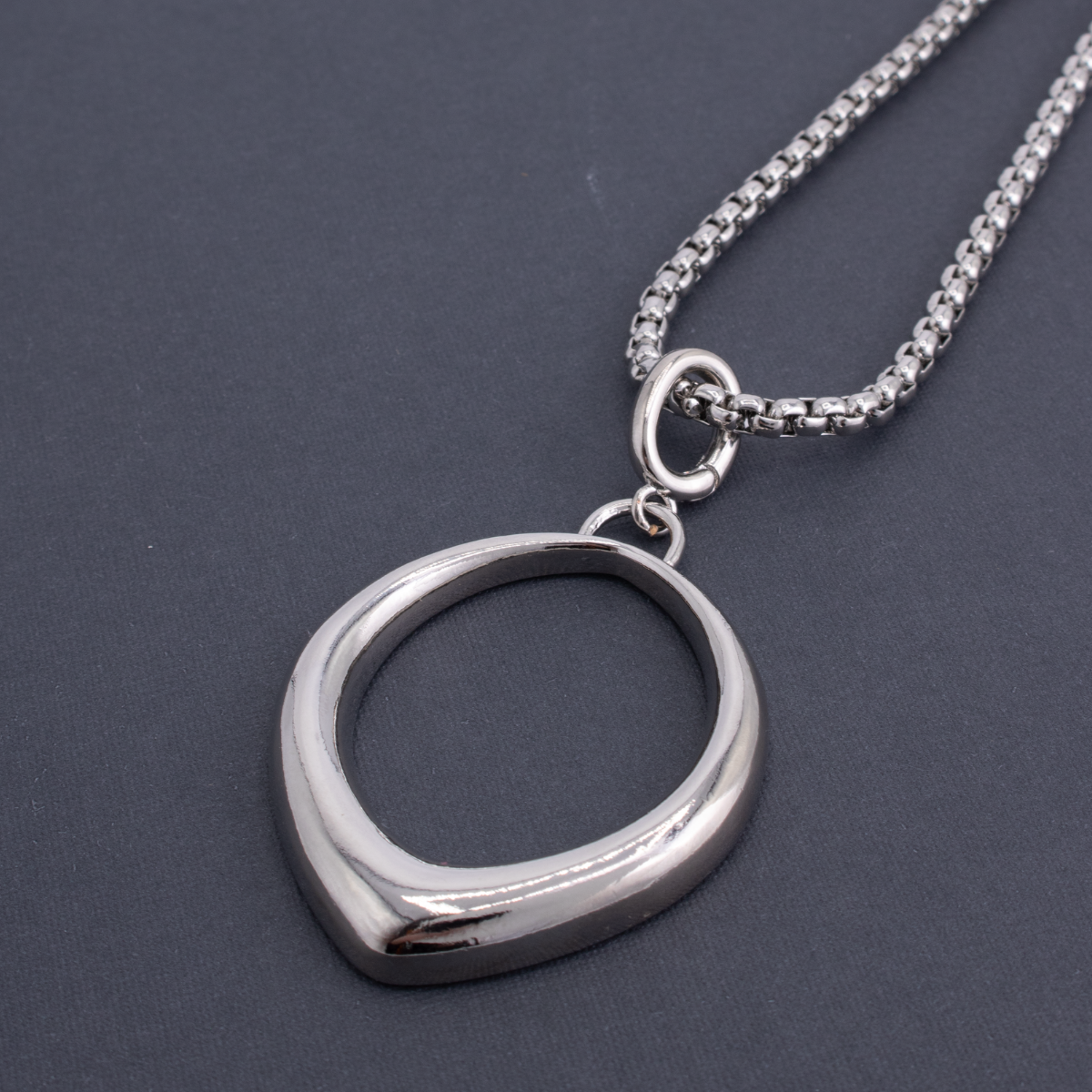 Long or Doubled Up Elongated Large Open Drop Necklace