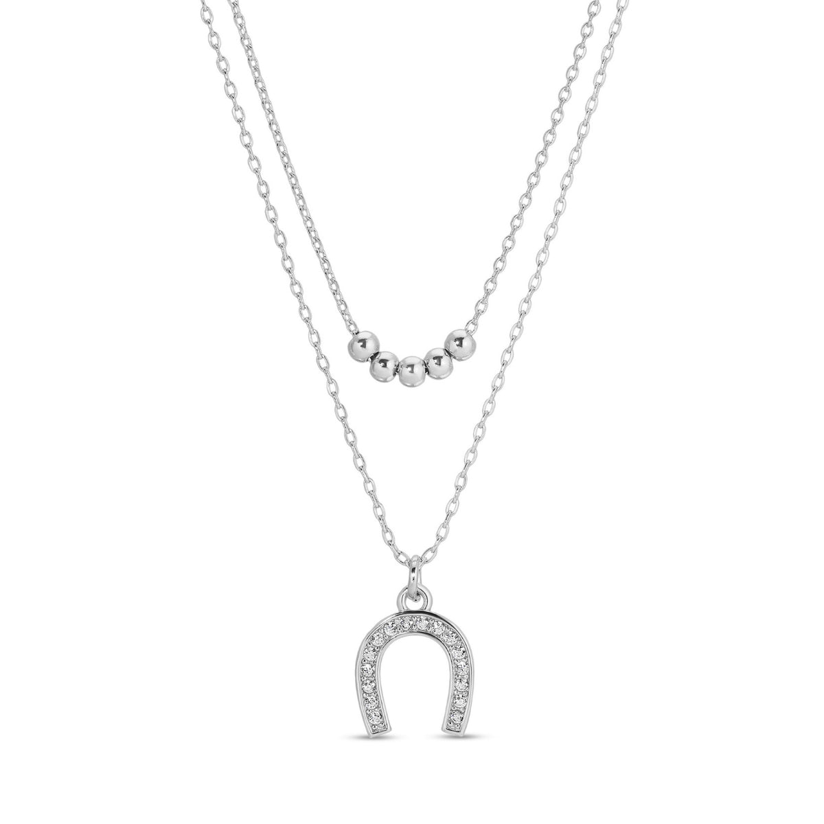 Layered Horseshoe Necklace